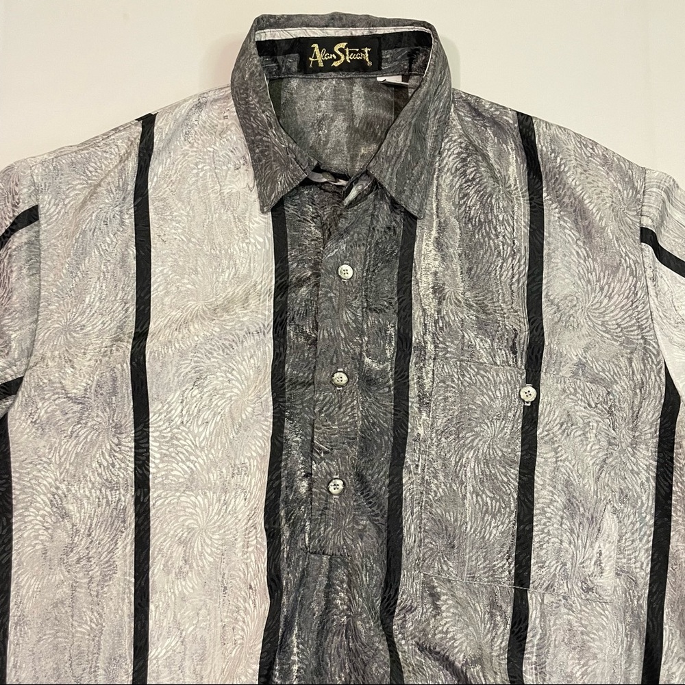 Vintage Alan Stuart Short Sleeve Shirt Size Medium